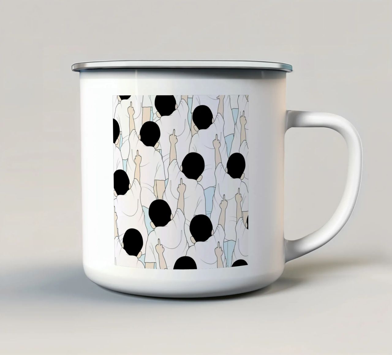 Protest tazza in smalto da Ruei