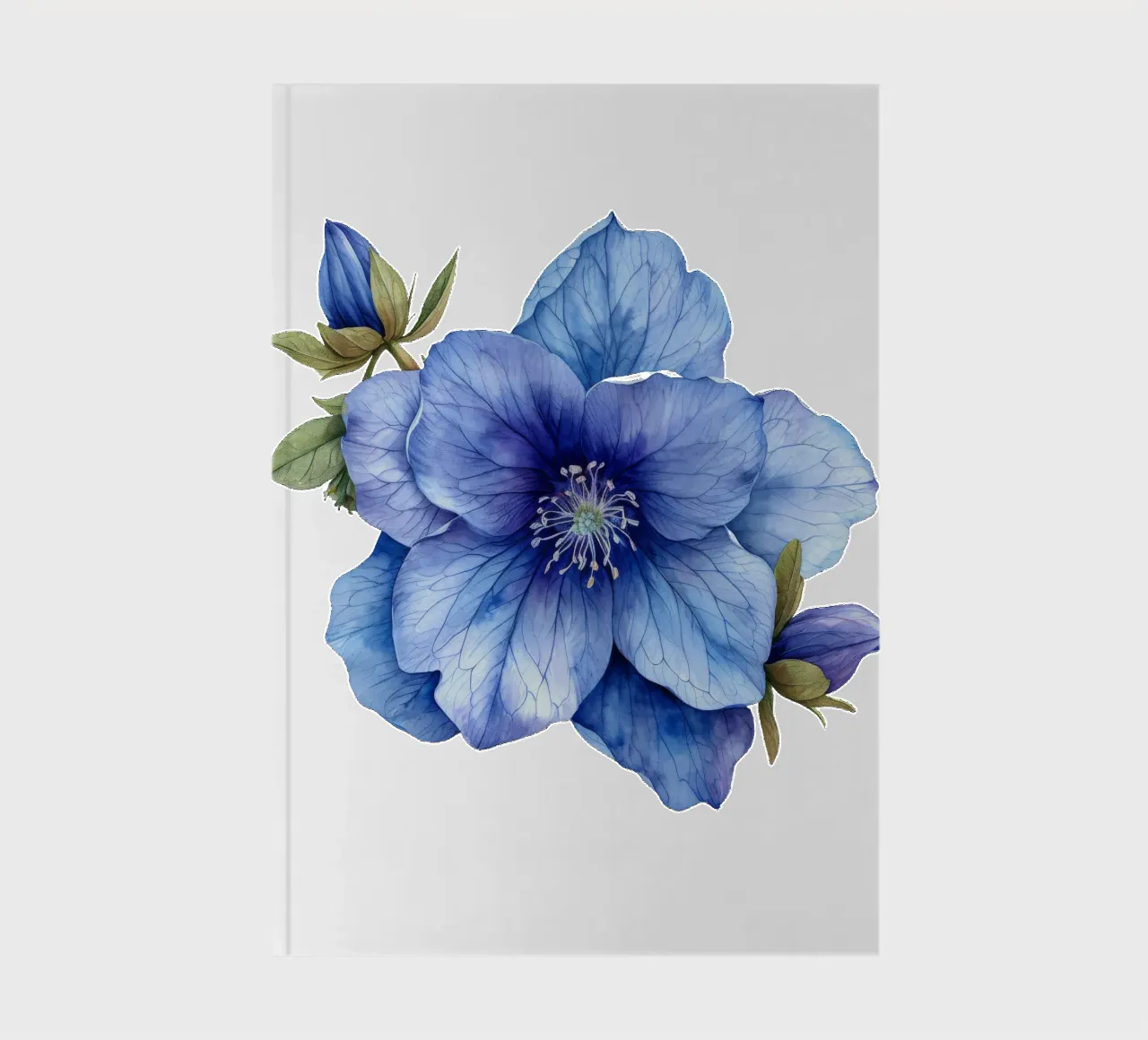 Bellflower 2 notebook by Bold Blooms