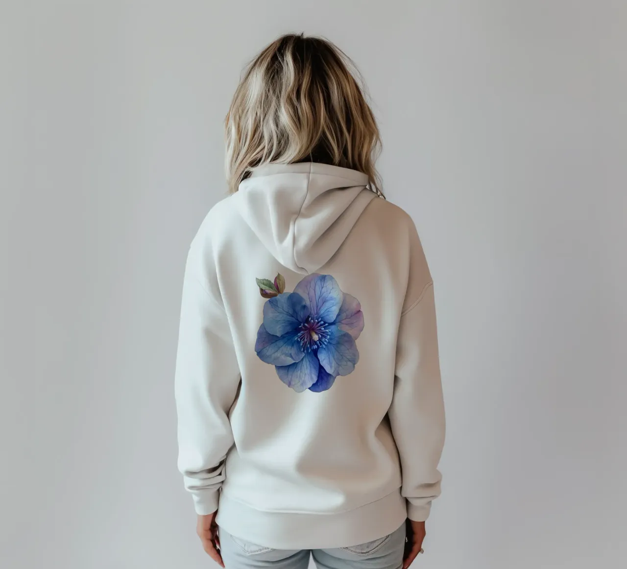 Bellflower 3 felpa con cappuccio da Bold Blooms