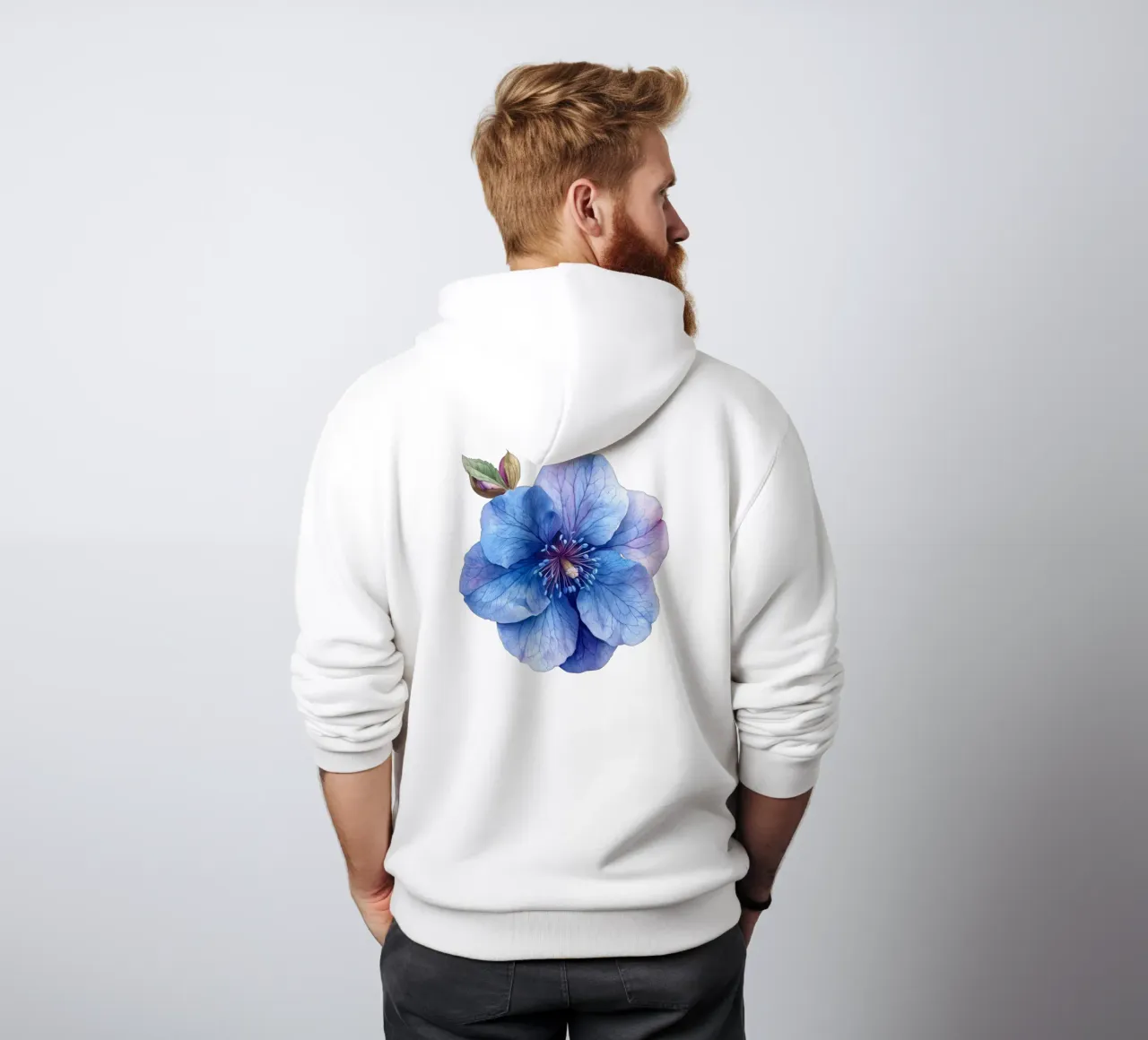Bellflower 3 felpa con cappuccio da Bold Blooms