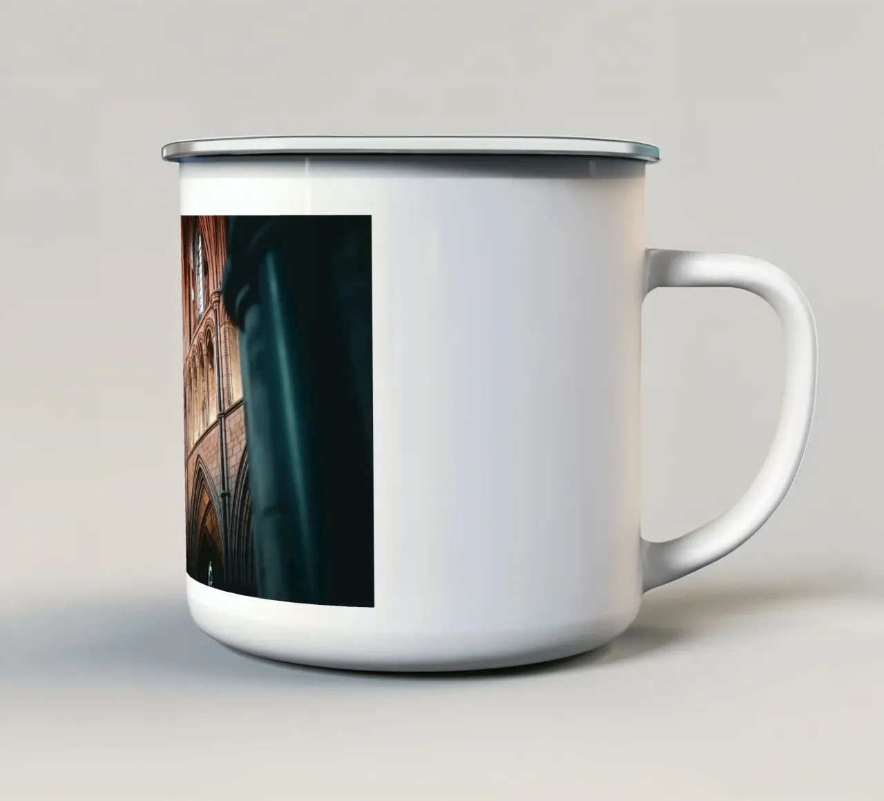 London Church tazza in smalto da Flo Klein