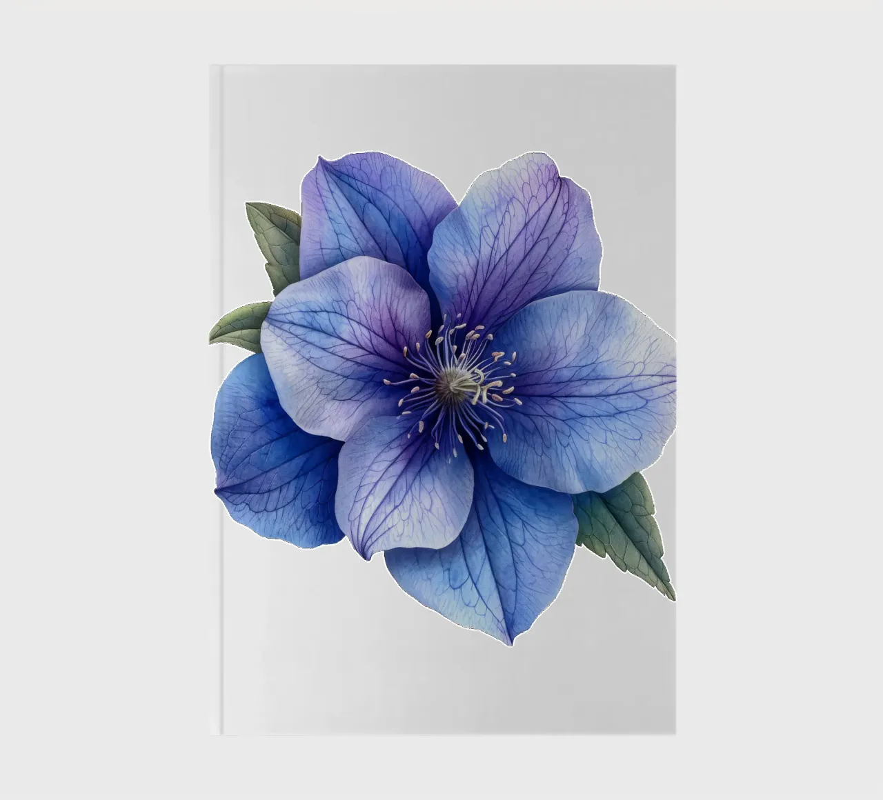 Bellflower 4 notebook by Bold Blooms