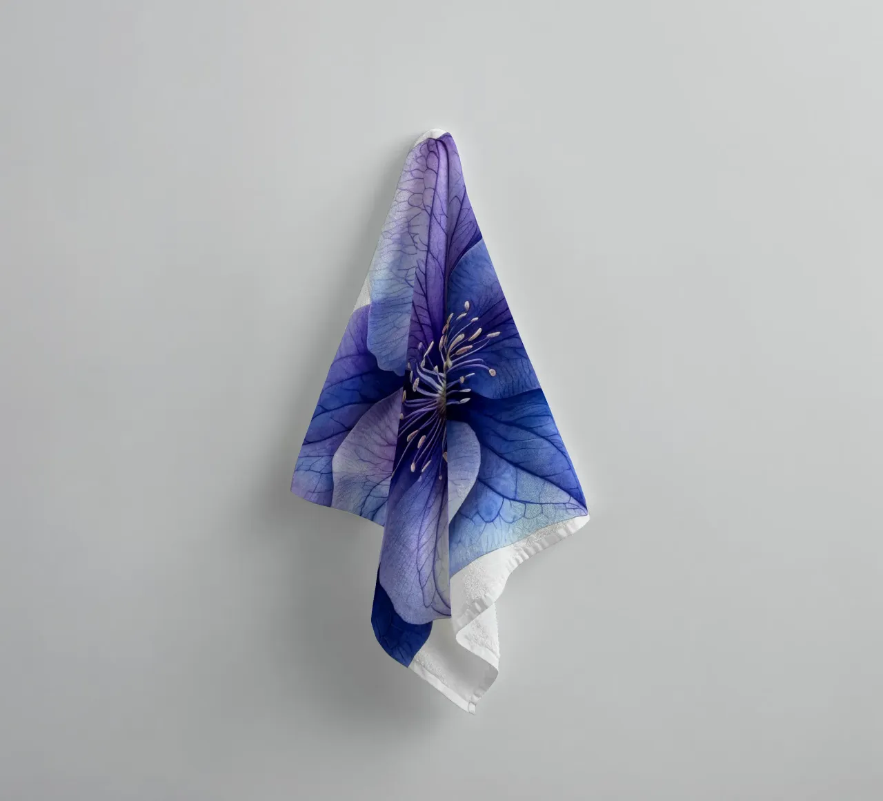 Bellflower 4 towel by Bold Blooms