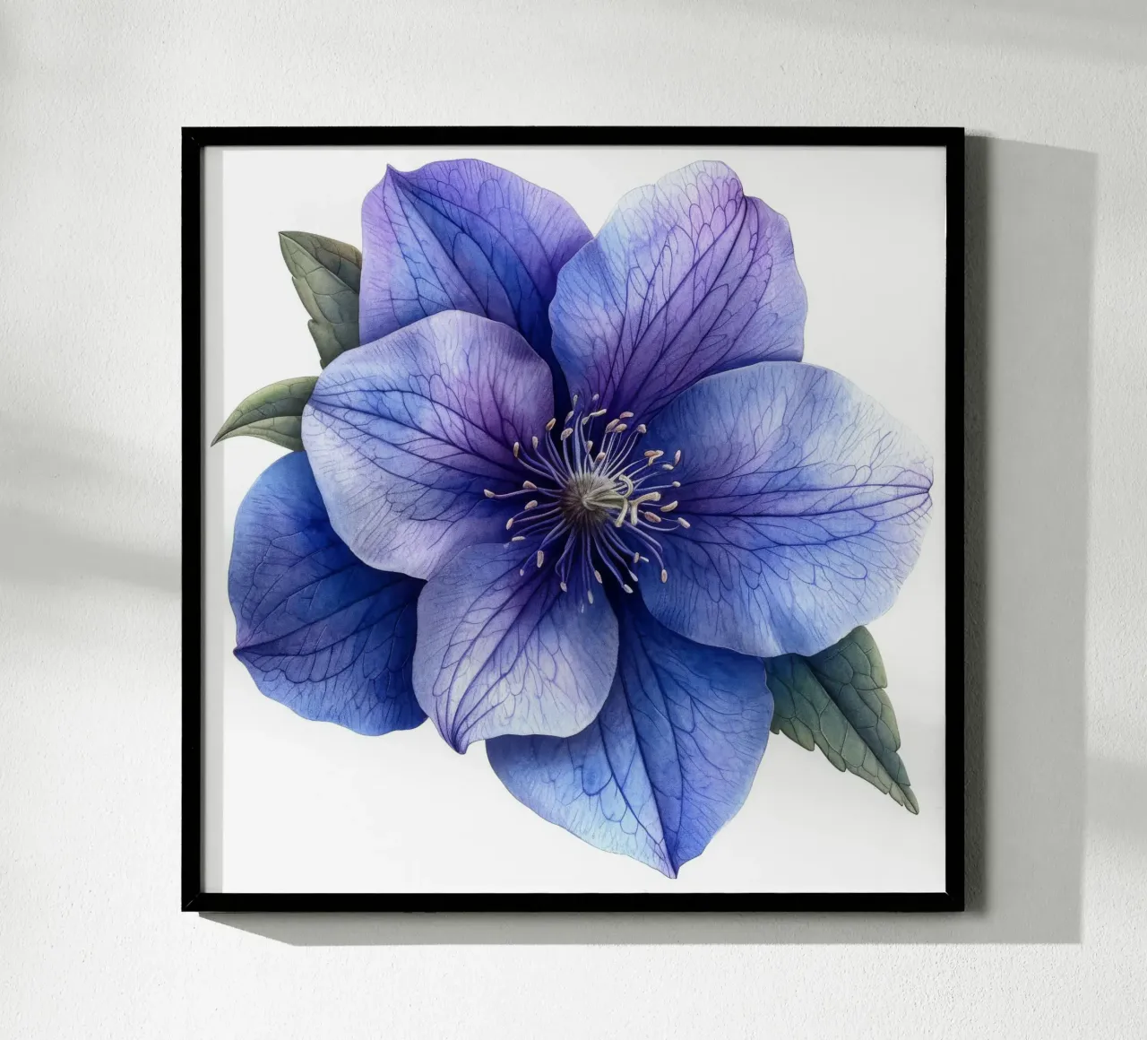 Bellflower 4 poster by Bold Blooms