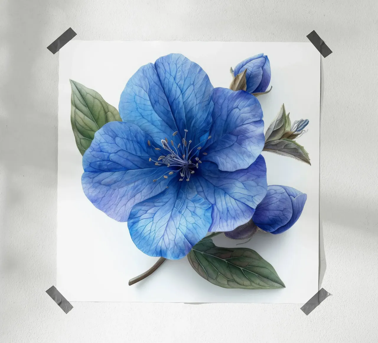Bellflower 1 hahnemühle by Bold Blooms
