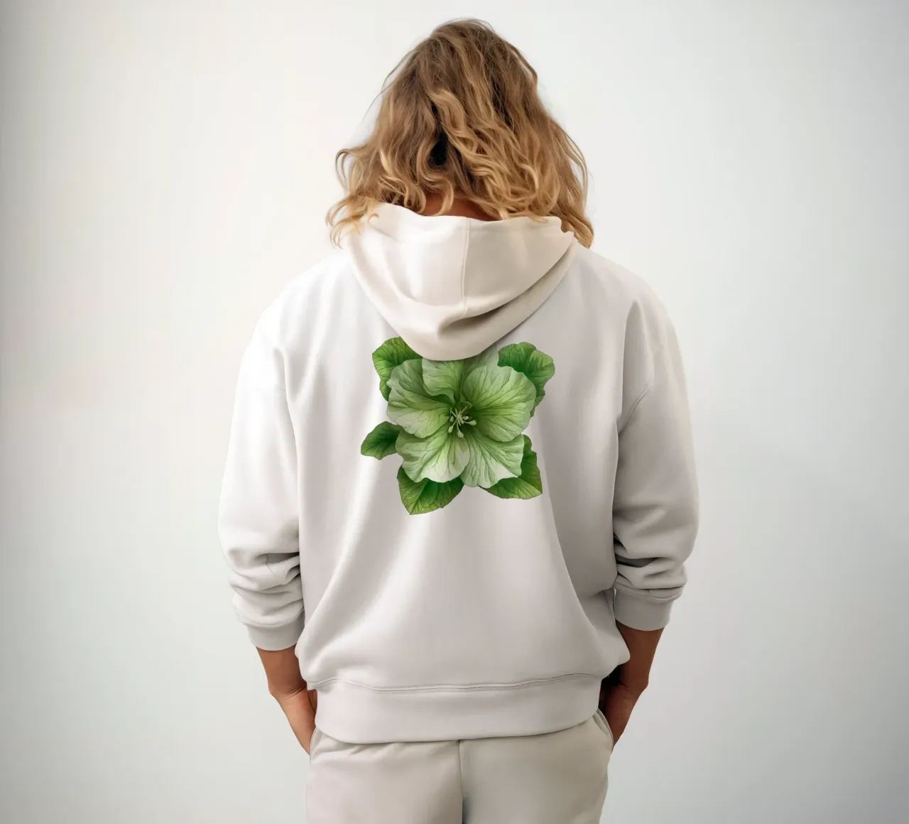 Campane d'Irlanda Fiore 3 felpa con cappuccio da Bold Blooms