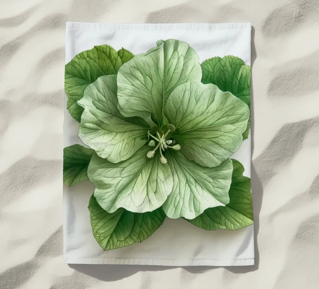 Campane d'Irlanda Fiore 3 telo mare da Bold Blooms