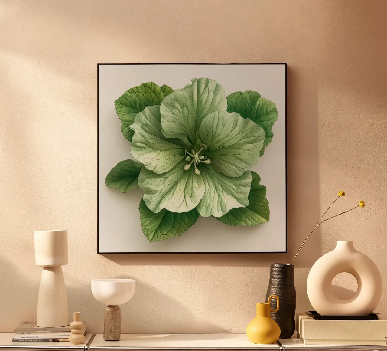 Campane d'Irlanda Fiore 3 alluminio dibond da Bold Blooms