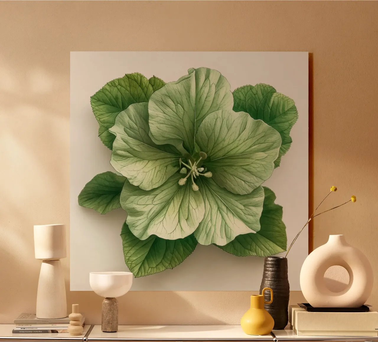 Campane d'Irlanda Fiore 3 alluminio dibond da Bold Blooms