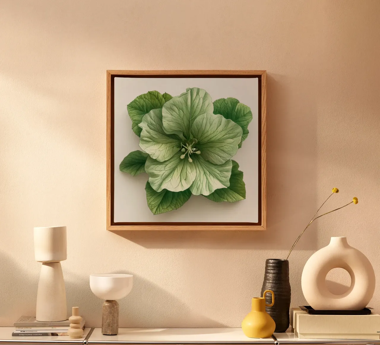 Campane d'Irlanda Fiore 3 tela con Cornice a cassetta da Bold Blooms