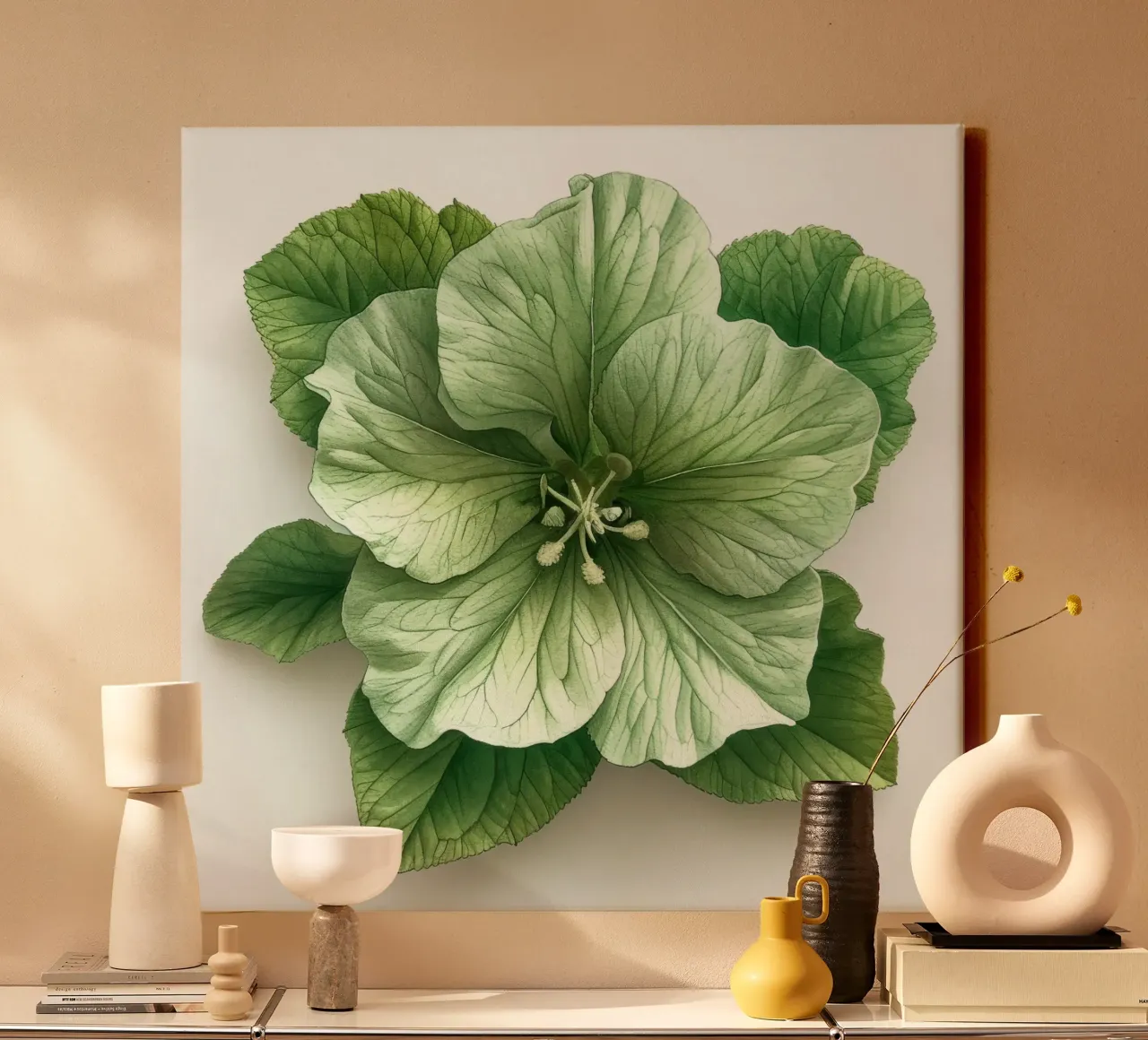 Campane d'Irlanda Fiore 3 tela con Cornice a cassetta da Bold Blooms