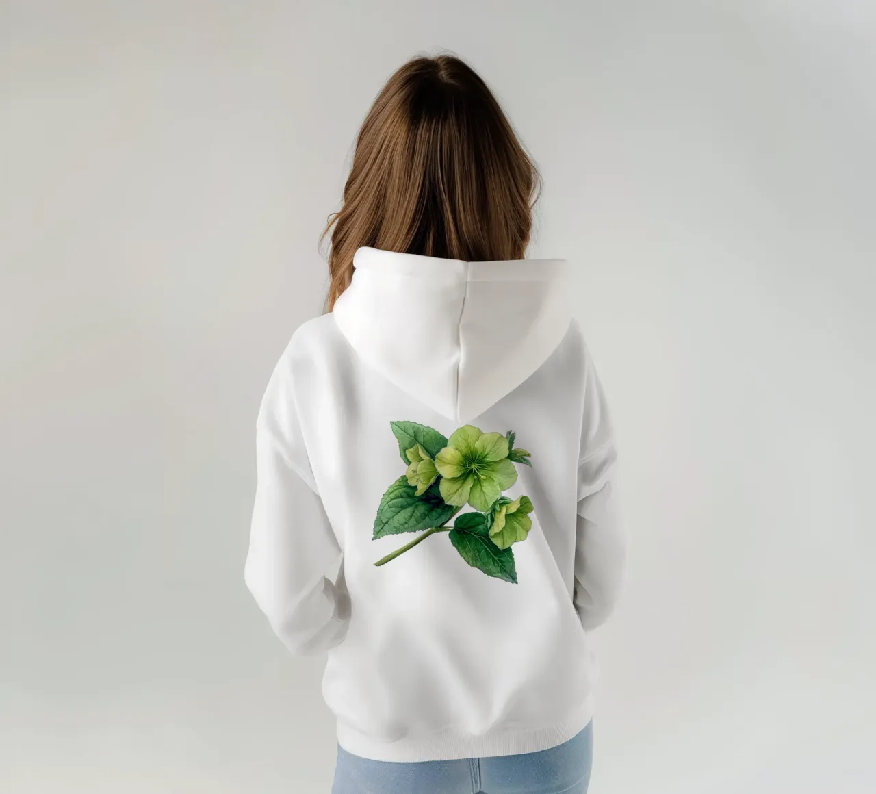 Campane d'Irlanda Fiore 1 felpa con cappuccio da Bold Blooms