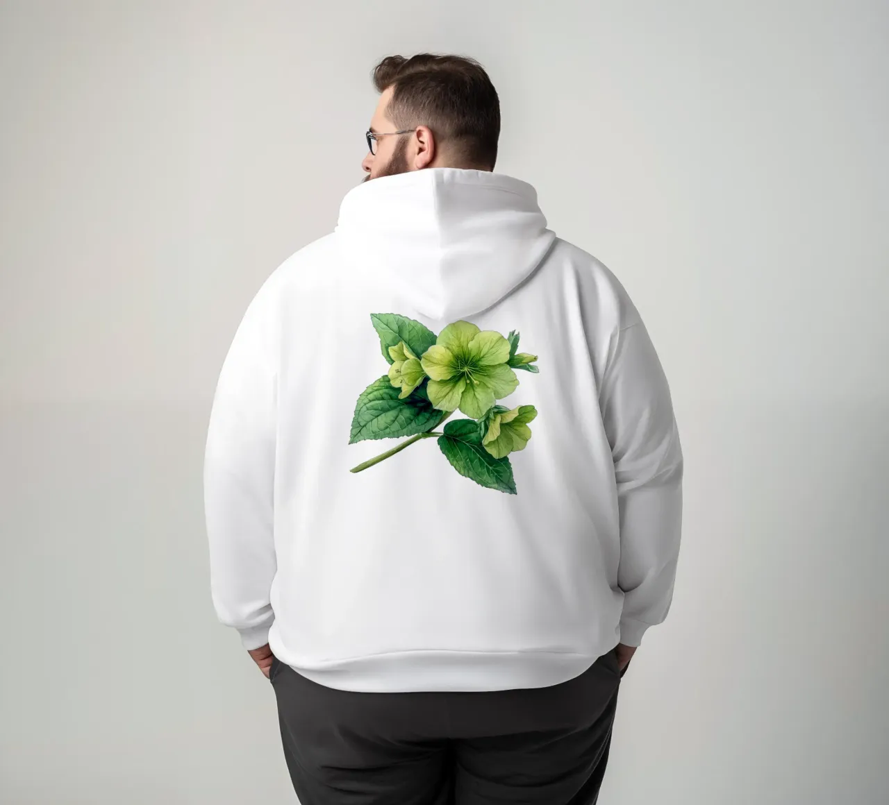Campane d'Irlanda Fiore 1 felpa con cappuccio da Bold Blooms