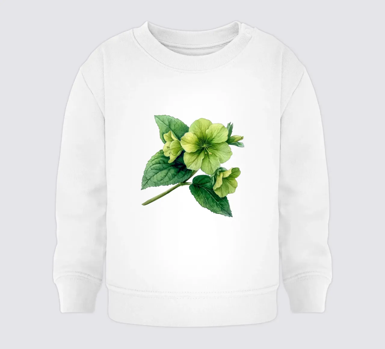 Campane d'Irlanda Fiore 1 felpa neonato da Bold Blooms