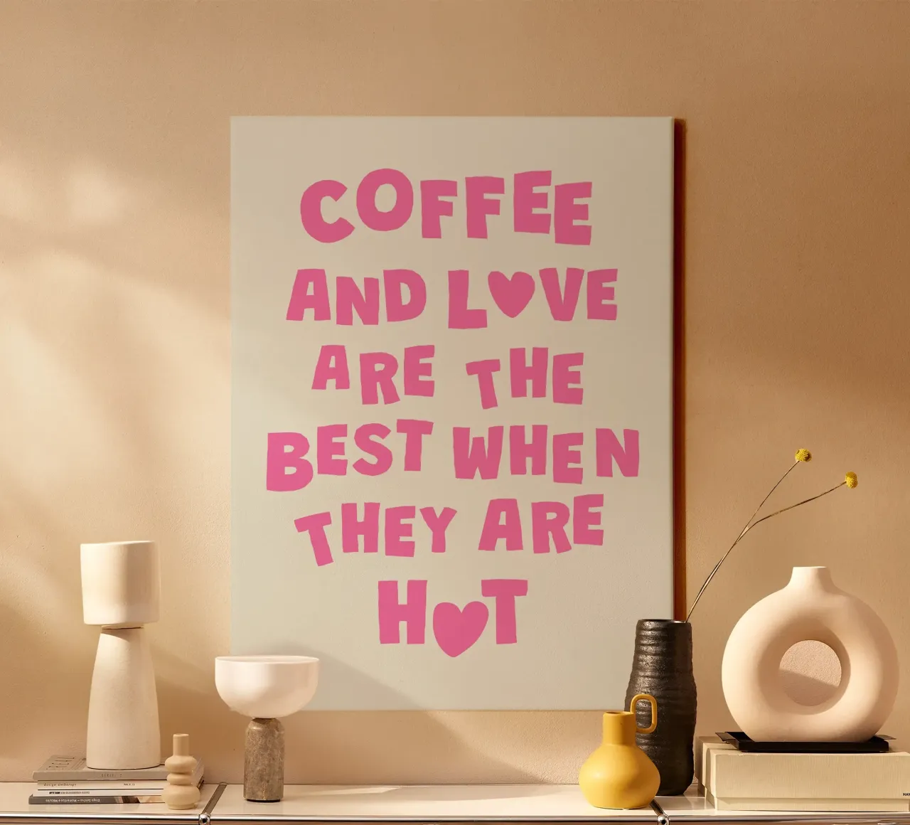 Romantic Quote canvas by OkleoStudio