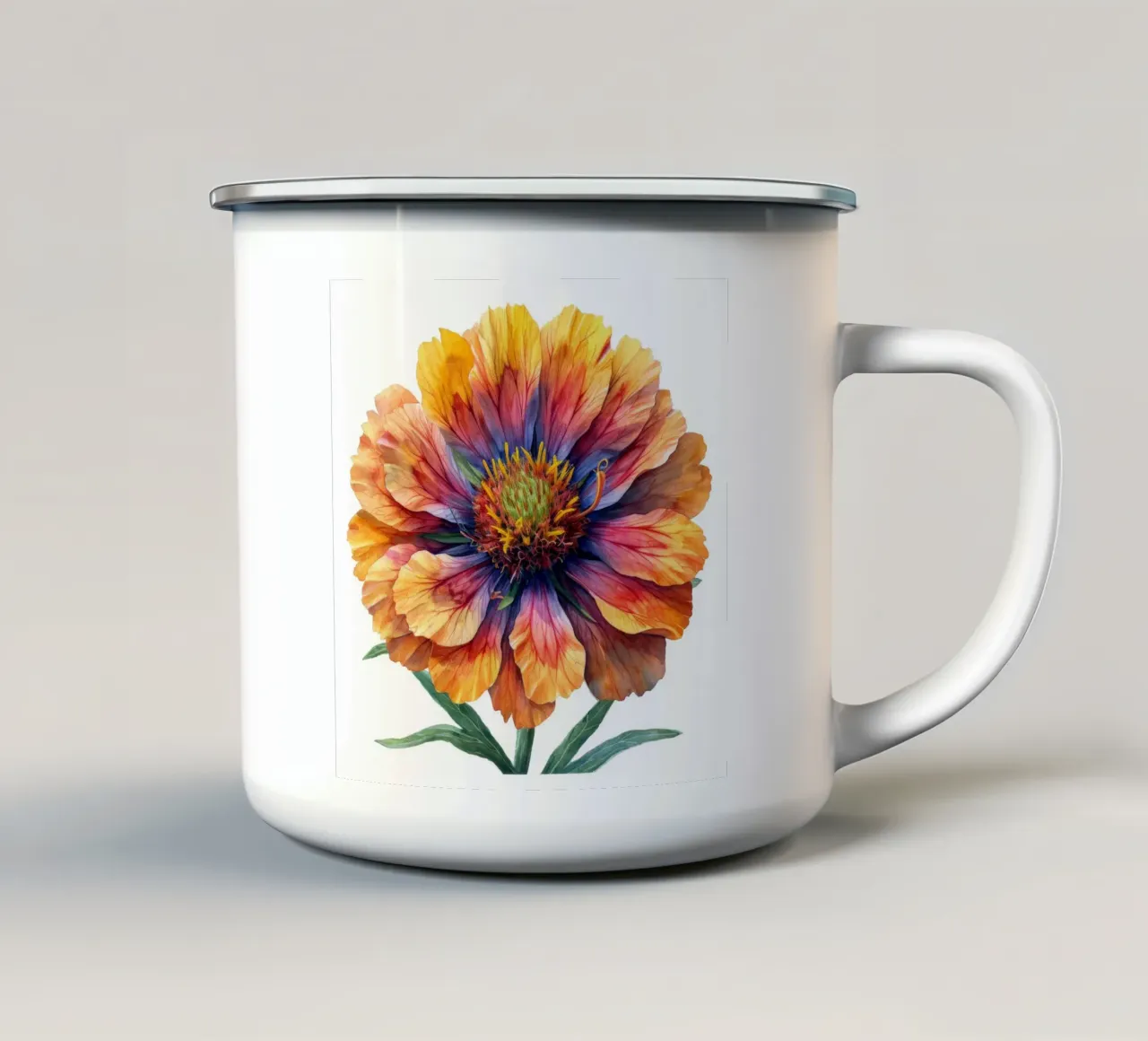 Fiore di coperta 4 tazza in smalto da Bold Blooms