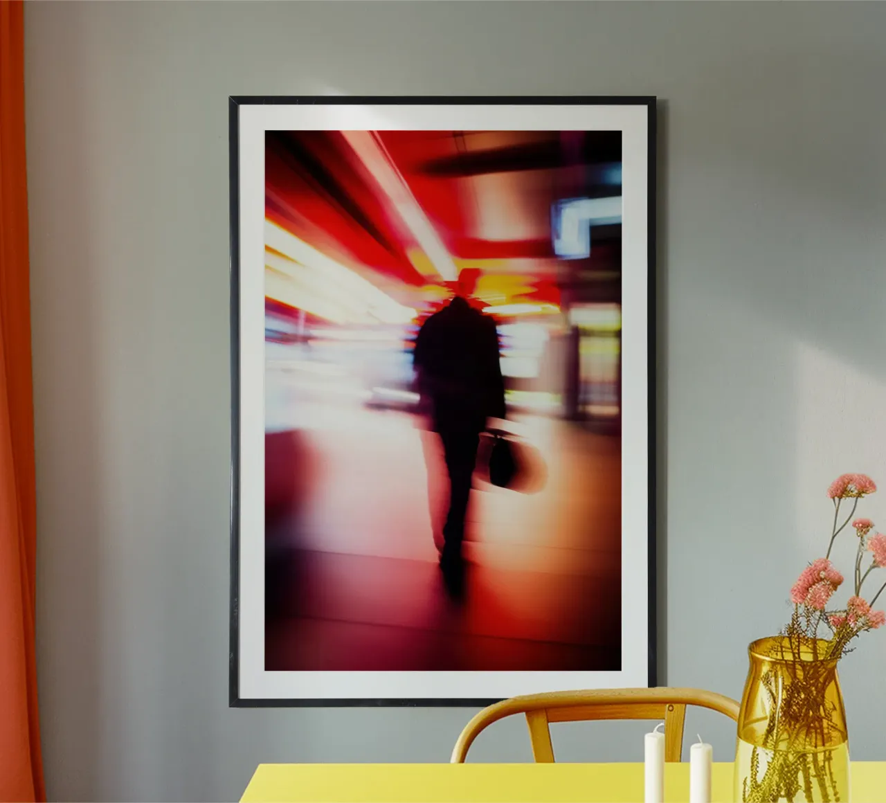 Esplosioni di luce nella notte urbana poster da Le Flou