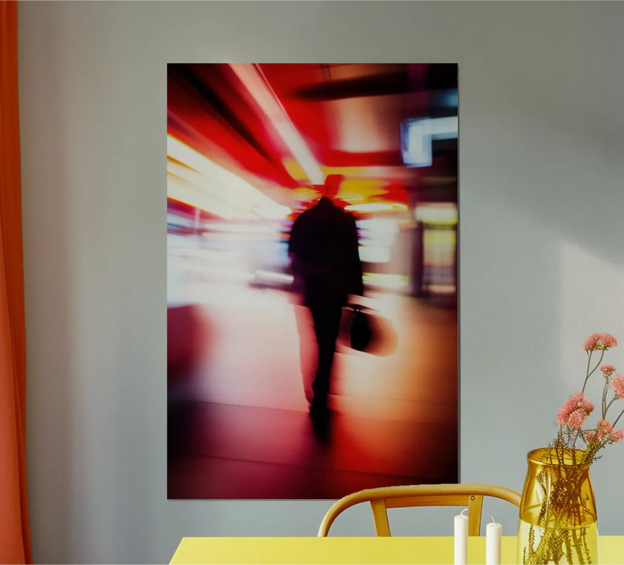Esplosioni di luce nella notte urbana poster da Le Flou