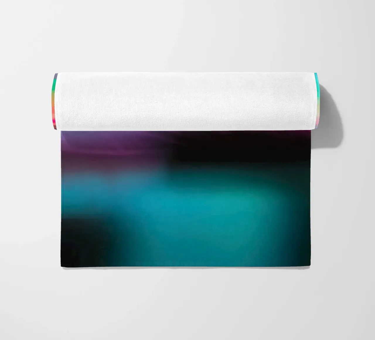 Salon iridescent: between dream and reality beach towel by Le Flou