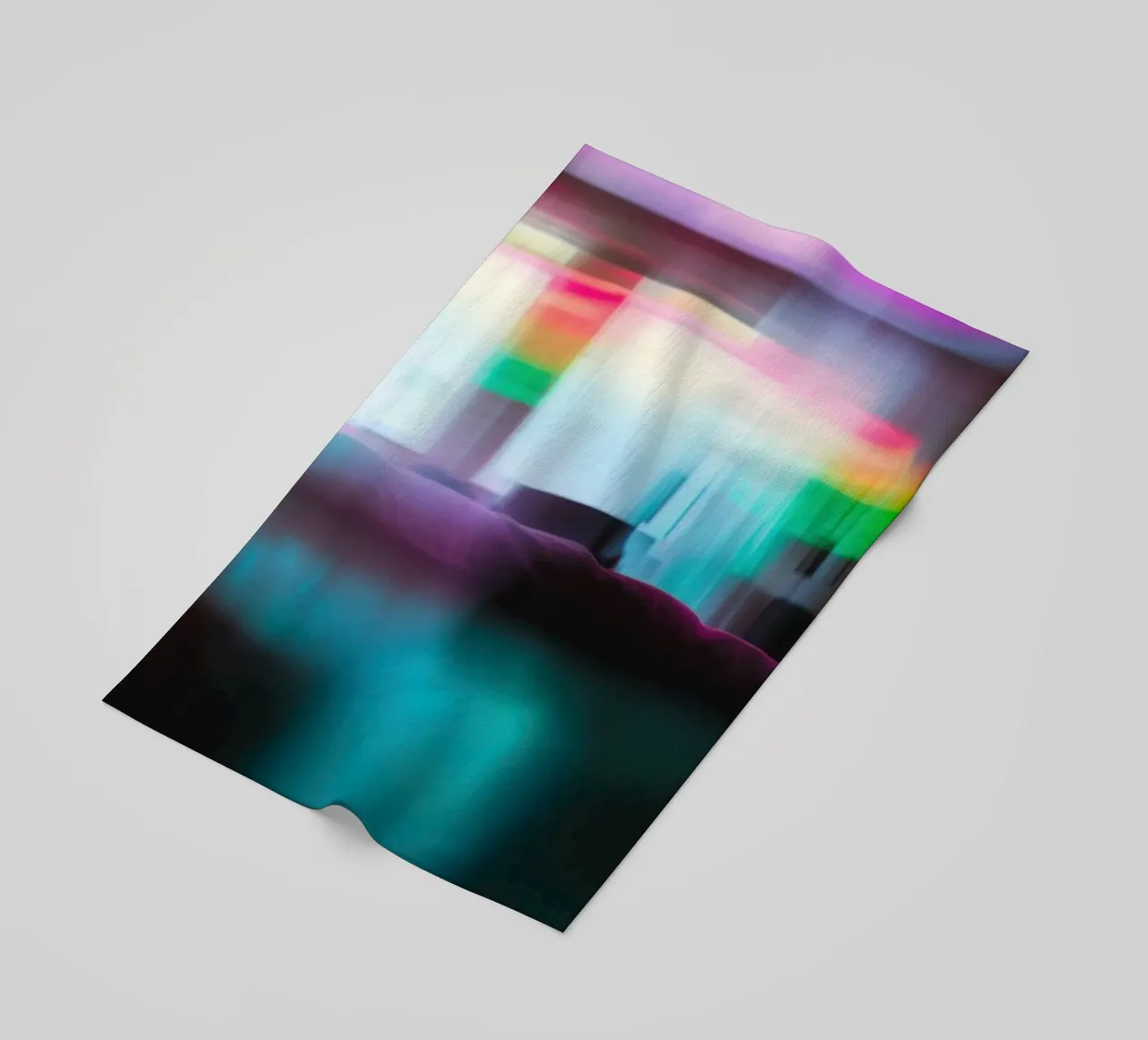 Salon iridescent: between dream and reality beach towel by Le Flou