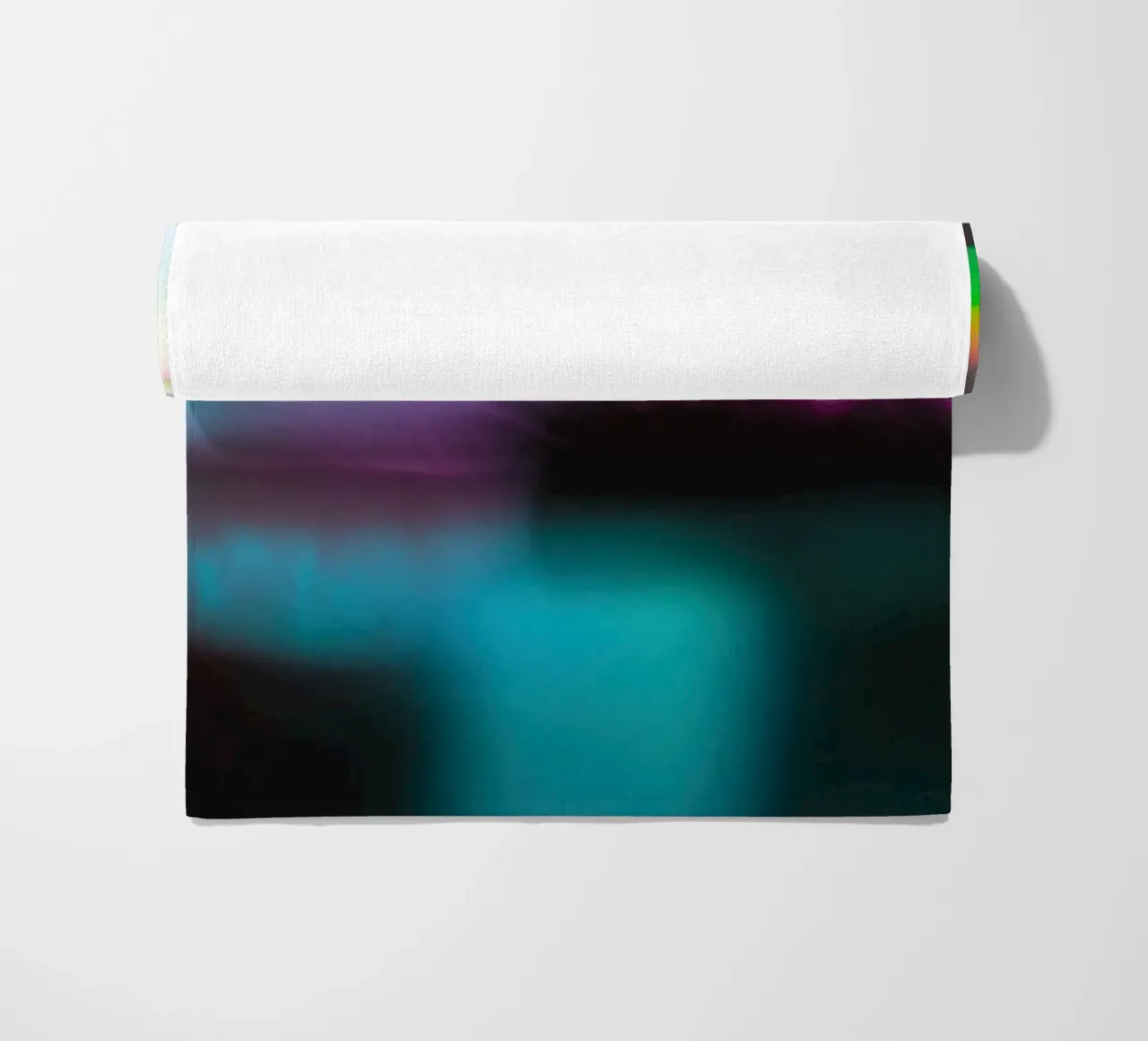 Salon iridescent: between dream and reality beach towel by Le Flou