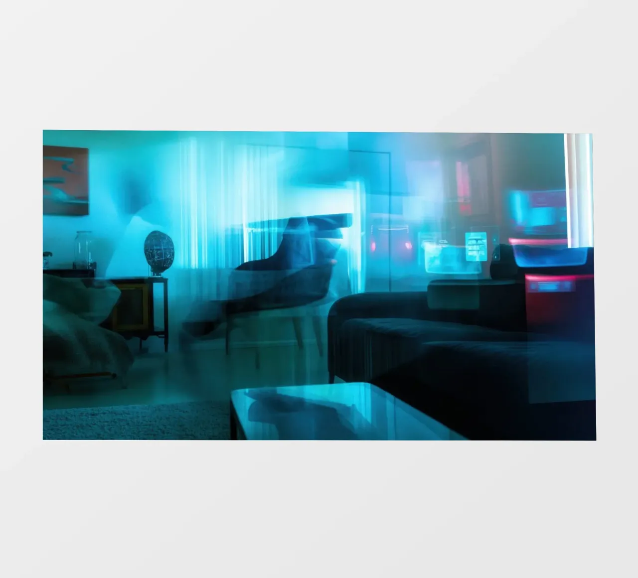 Immersione nella luce: il futuro in casa pellicola backlit da Le Flou