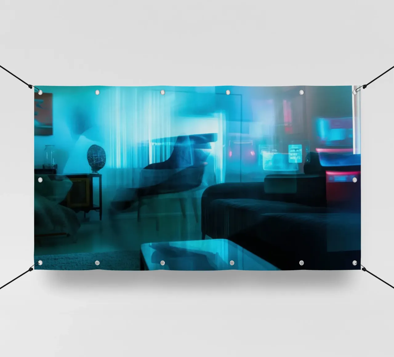 Immersione nella luce: il futuro in casa telo in pvc da Le Flou