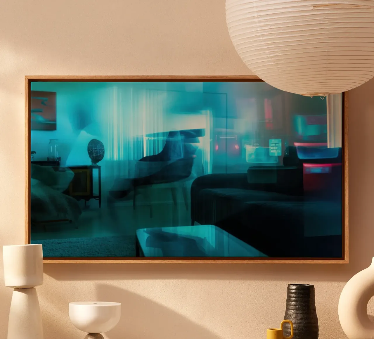 Light immersion: the future at home canvas by Le Flou