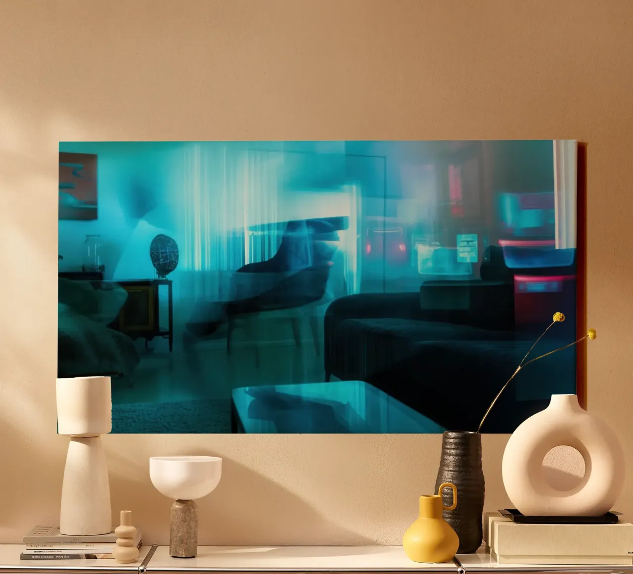 Light immersion: the future at home canvas by Le Flou