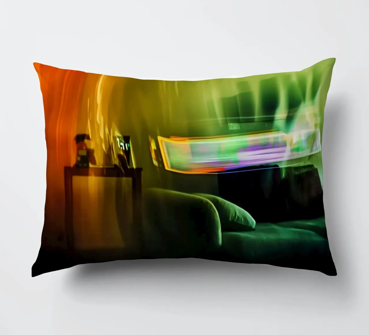 Riflessi astratti in un'atmosfera dorata cuscino da Le Flou