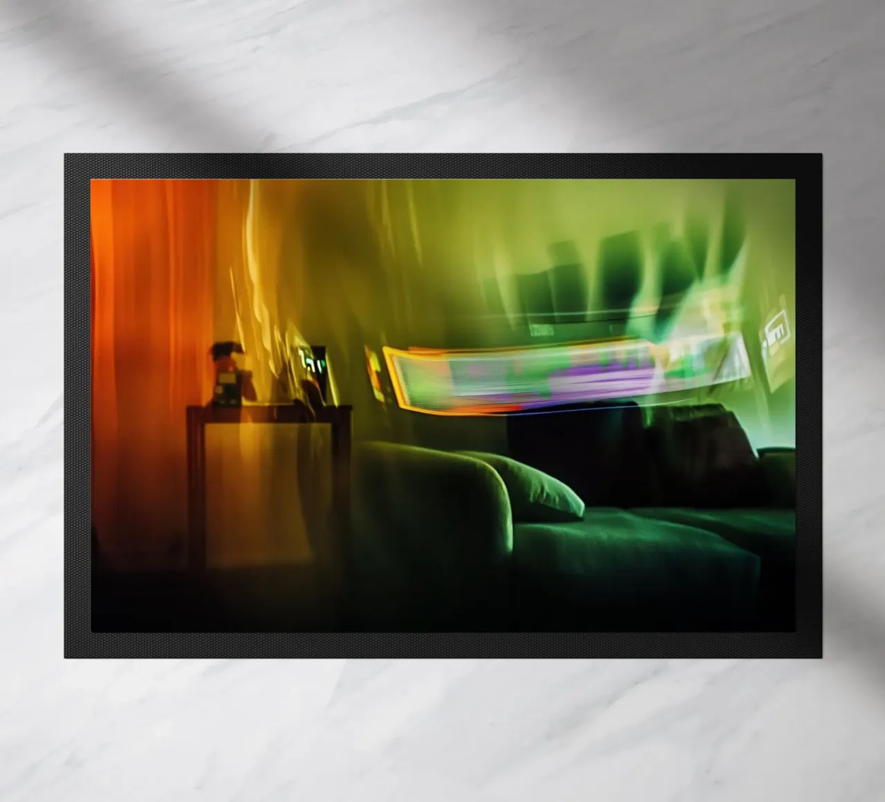 Riflessi astratti in un'atmosfera dorata zerbino da Le Flou