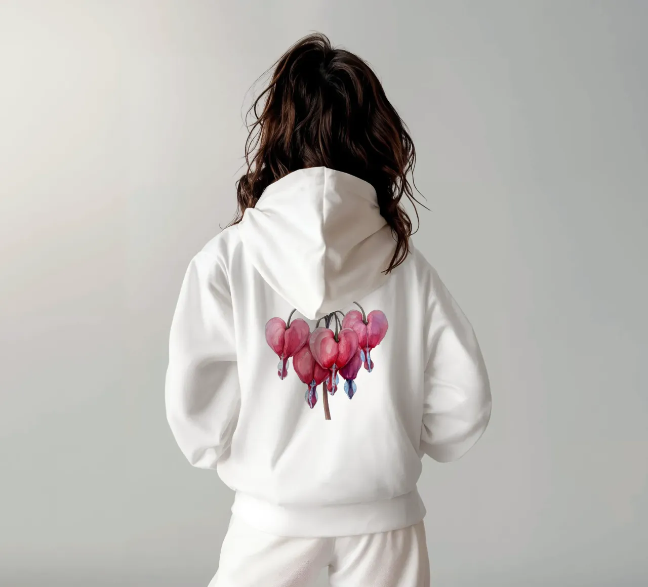 Flor Corazón Sangrante 3 sudadera con capucha de Bold Blooms