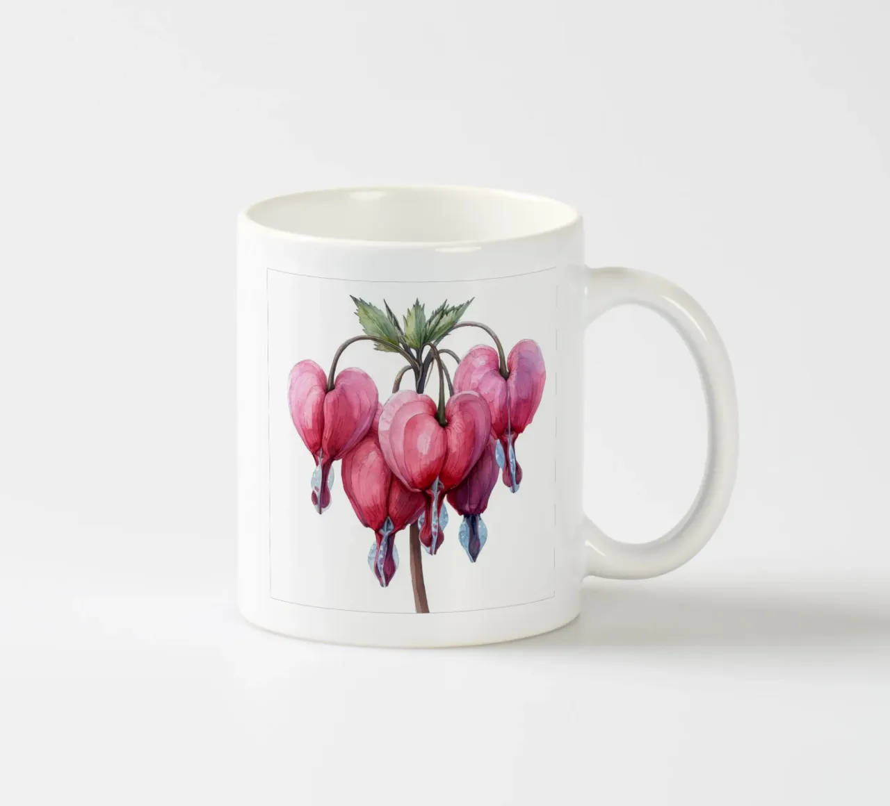 Fleur de cœur saignante 3 mug en céramique de Bold Blooms