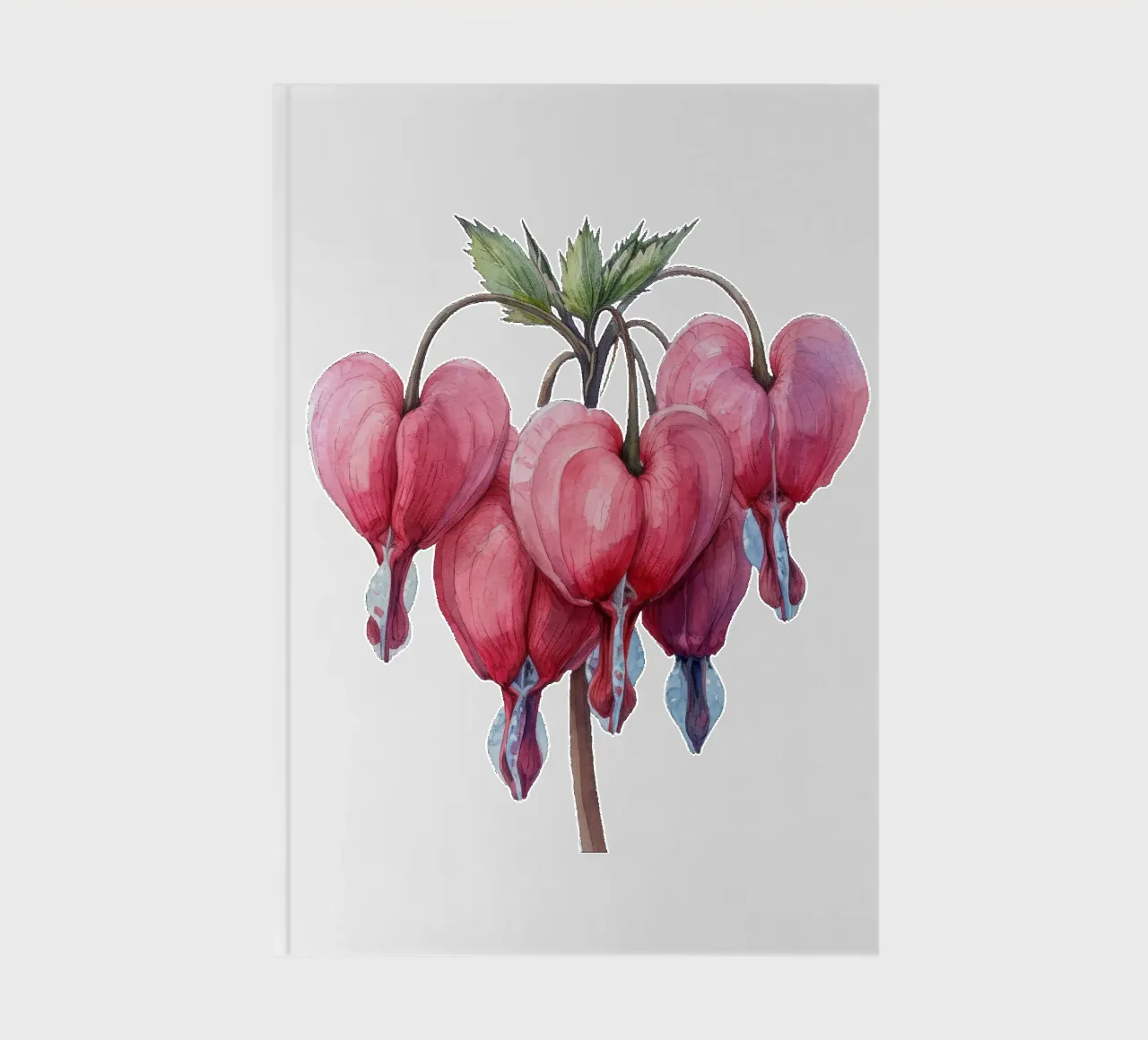 Fleur de cœur saignante 3 carnet de notes de Bold Blooms