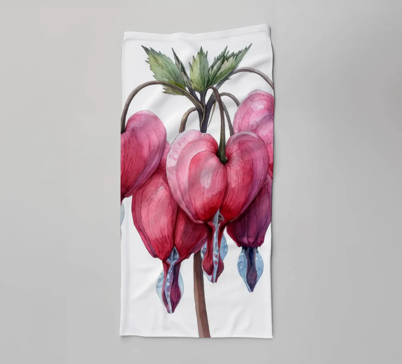Fleur de cœur saignante 3 serviette de bain de Bold Blooms