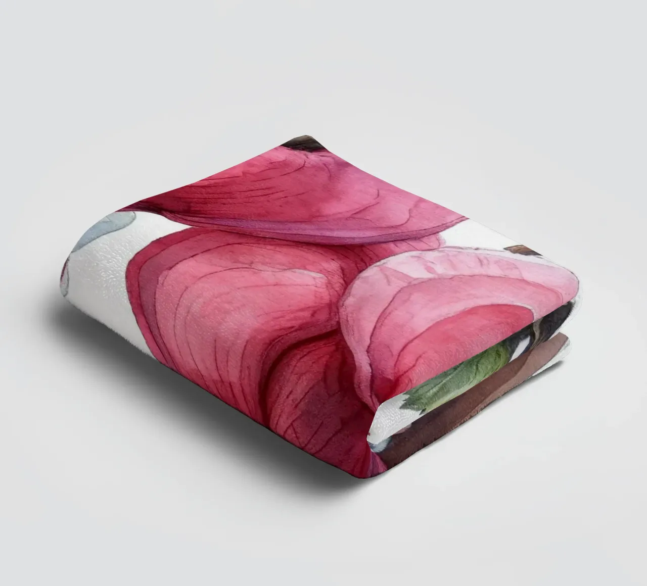 Fleur de cœur saignante 3 serviette de bain de Bold Blooms
