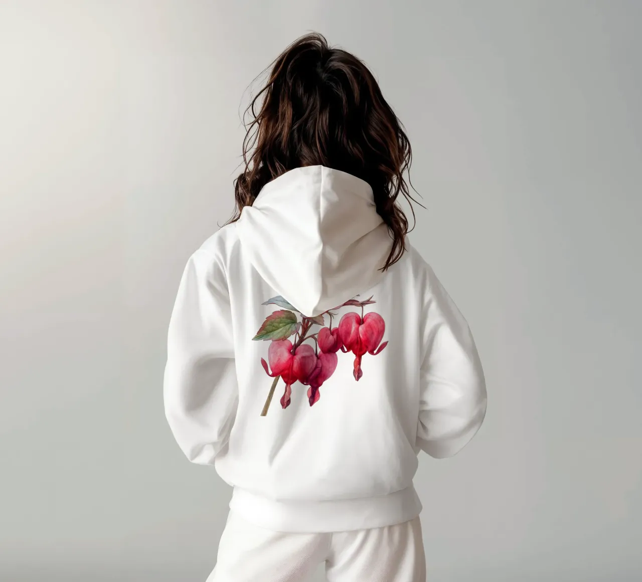 Flor Corazón Sangrante 4 sudadera con capucha de Bold Blooms