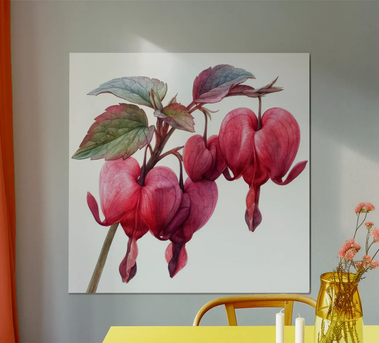 Bleeding Heart Flower 4 hahnemühle by Bold Blooms