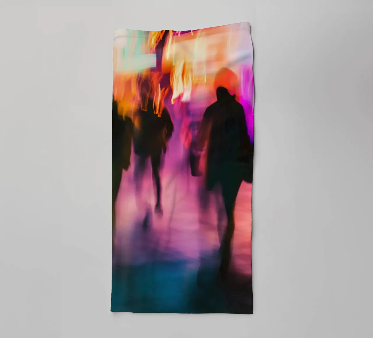 Urban rhythm in New York: art in motion towel by Le Flou