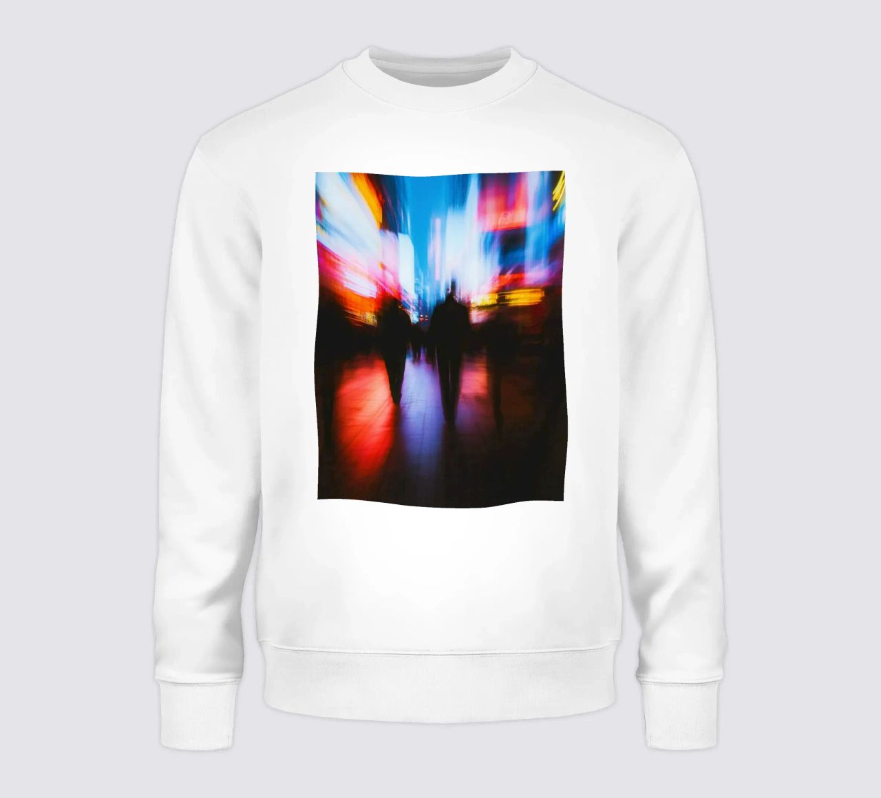 Un viaje luminoso por las calles de Nueva York sudadera de Le Flou