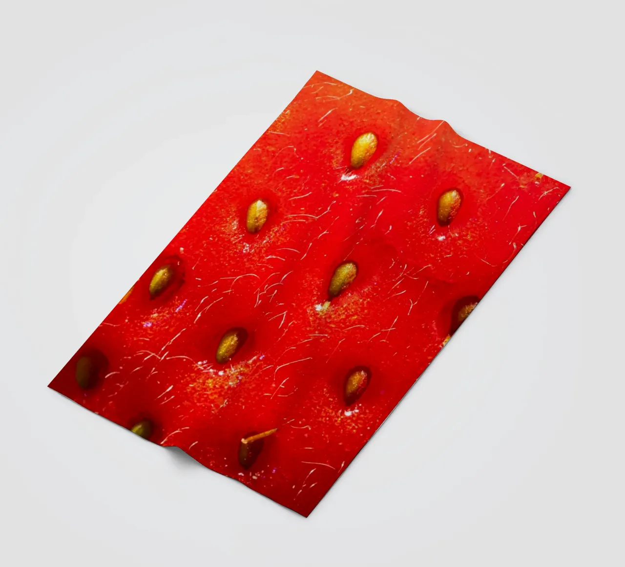 Primo piano di una fragola coperta in pile da Marcus Beckert | Fotografie