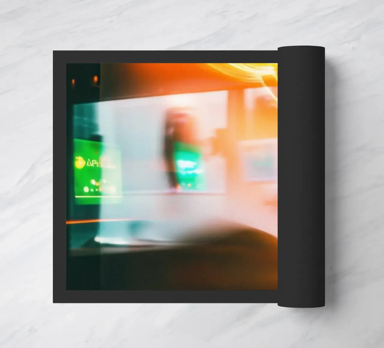 Un'atmosfera ovattata e al neon: l'intimità di un caffè newyorkese zerbino da Le Flou
