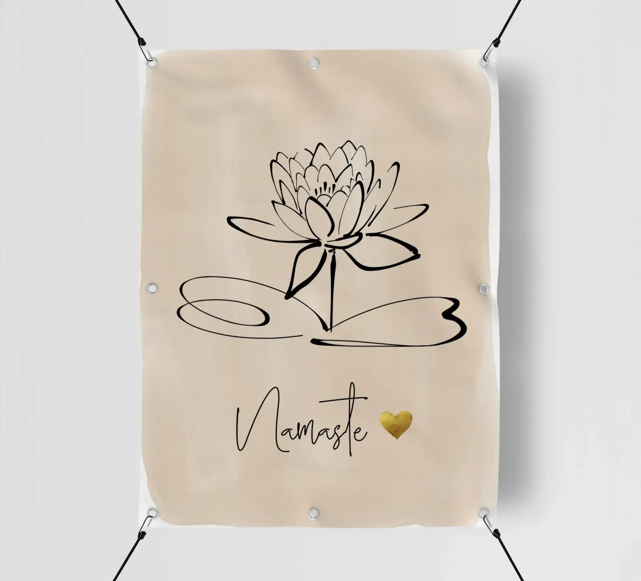 Namaste & Lotus Flower telo in pvc da ArtDesign by KBK