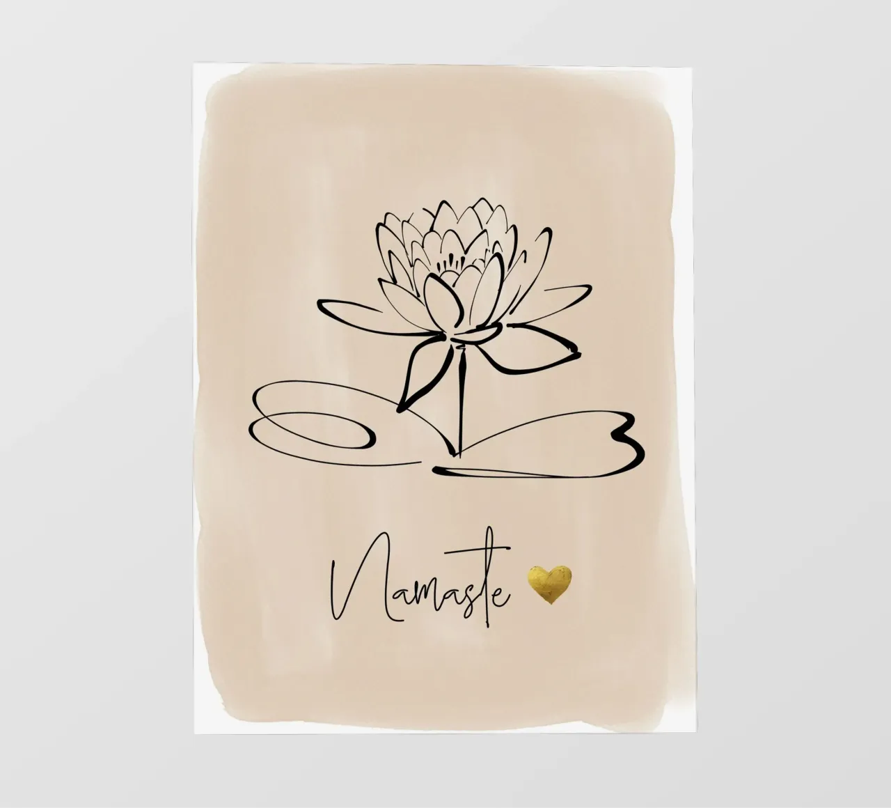 Namaste & Lotus Flower telo in pvc da ArtDesign by KBK