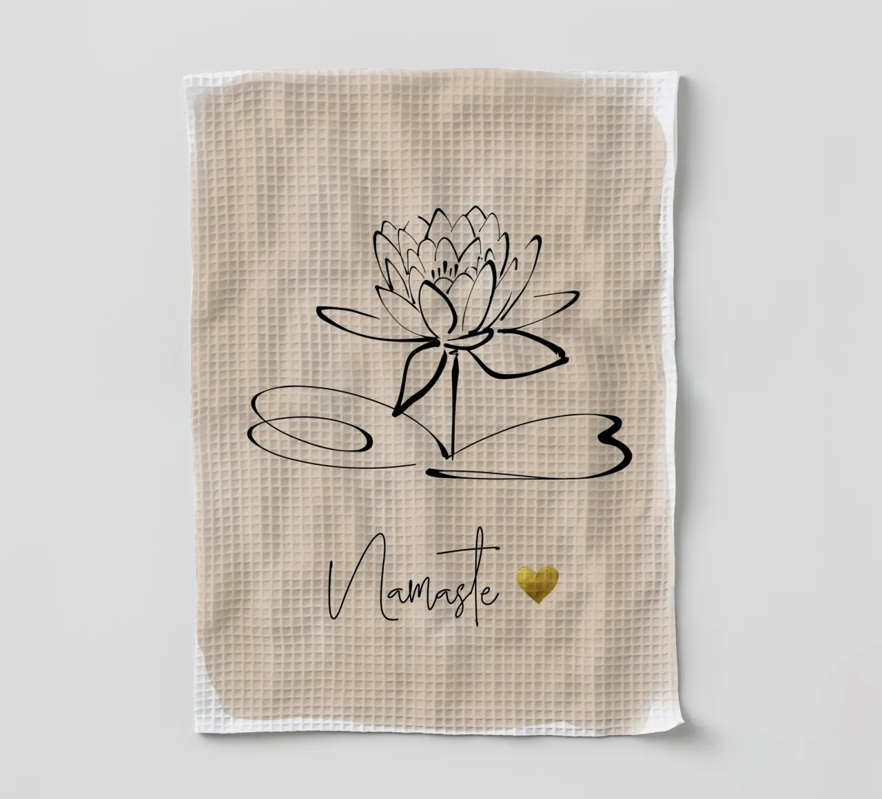 Namaste & Lotus Flower canovaccio da cucina da ArtDesign by KBK