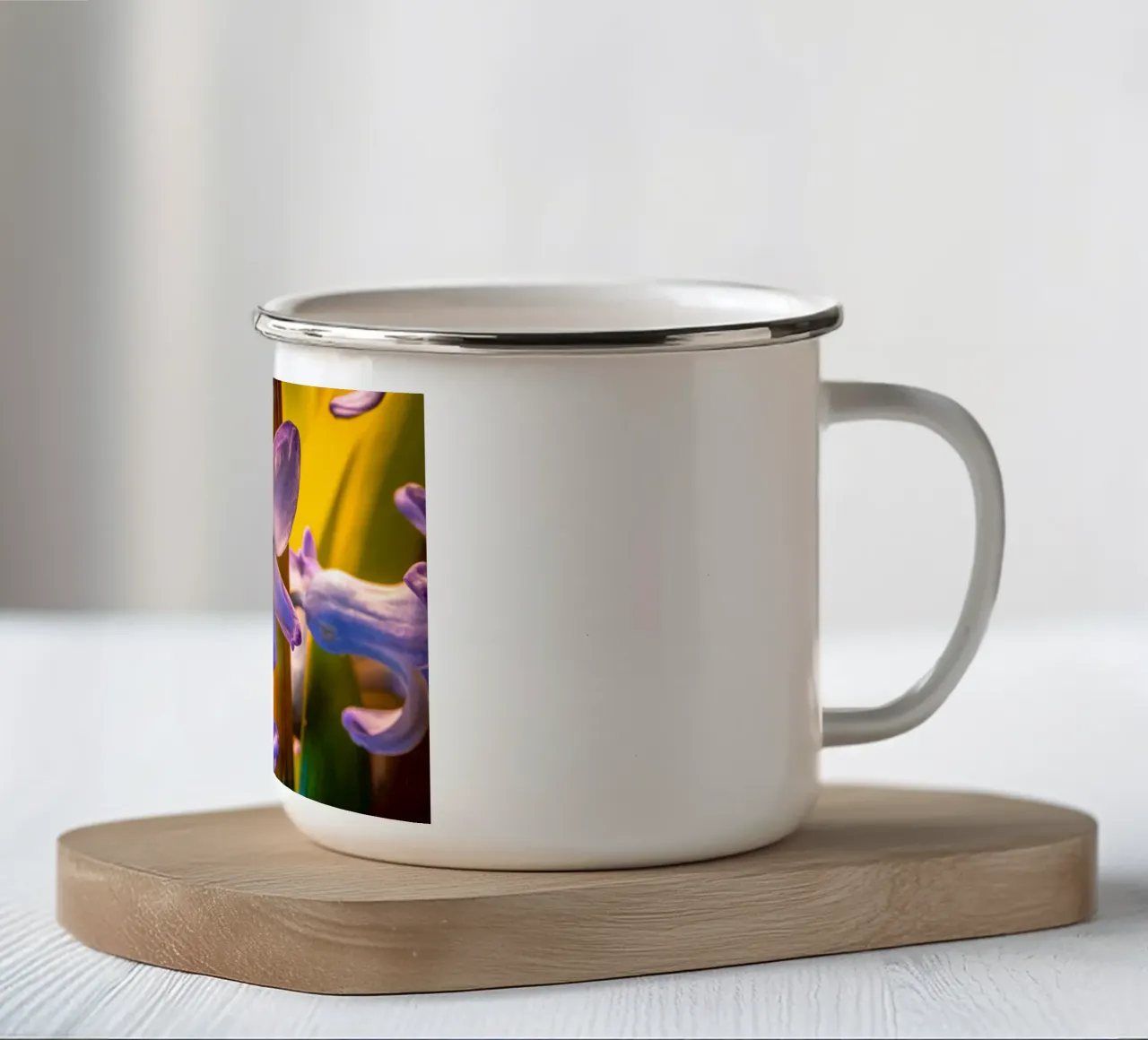 Fiore del giacinto blu tazza in smalto da Marcus Beckert | Fotografie