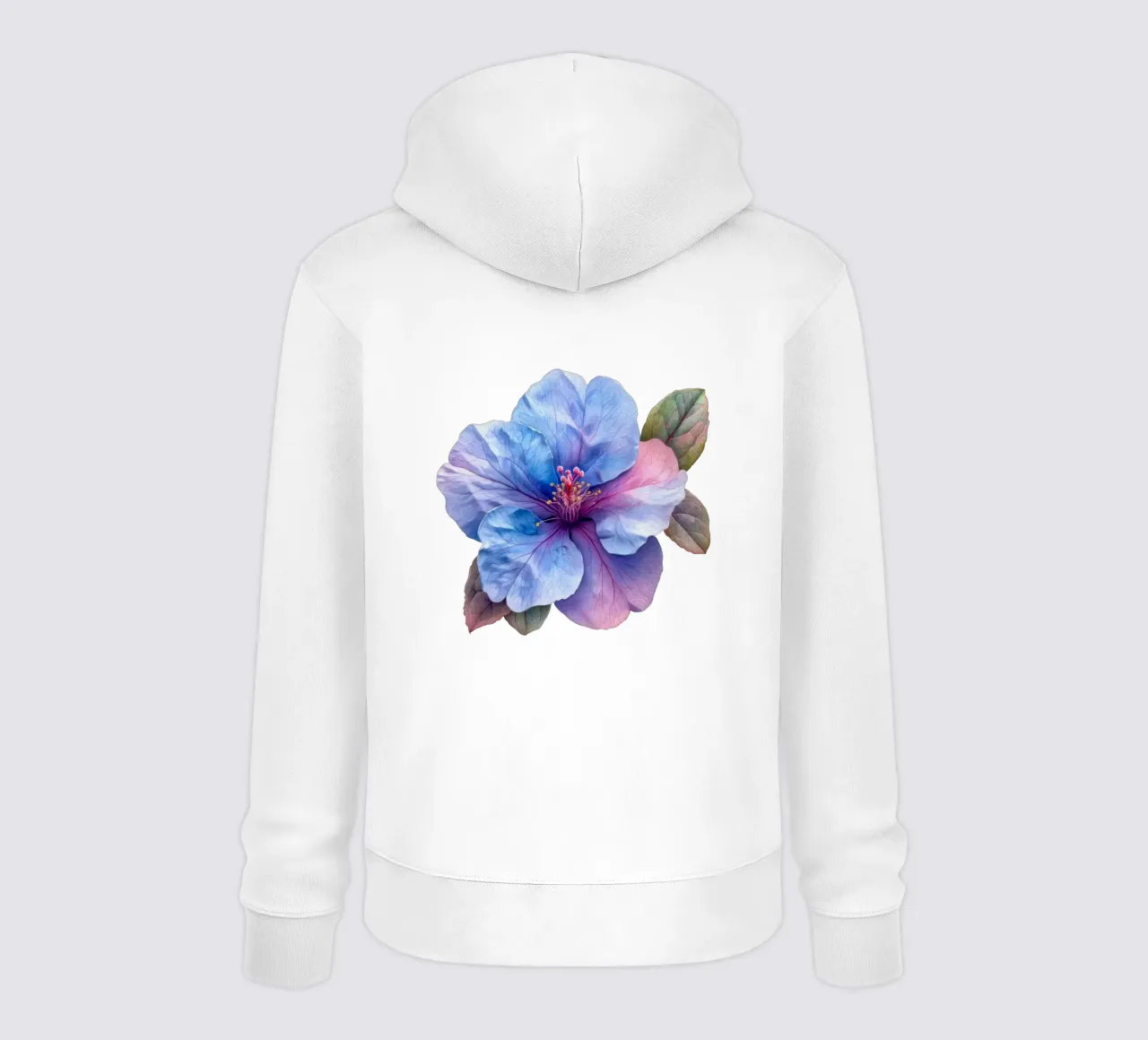 Fiore di Browallia 2 felpa con cappuccio da Bold Blooms