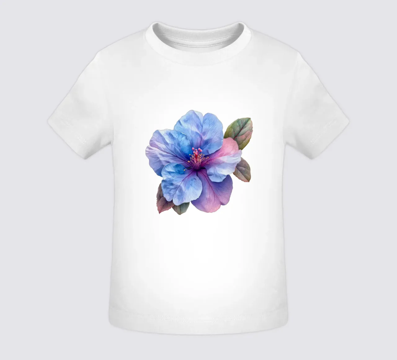 Fiore di Browallia 2 maglietta neonato da Bold Blooms