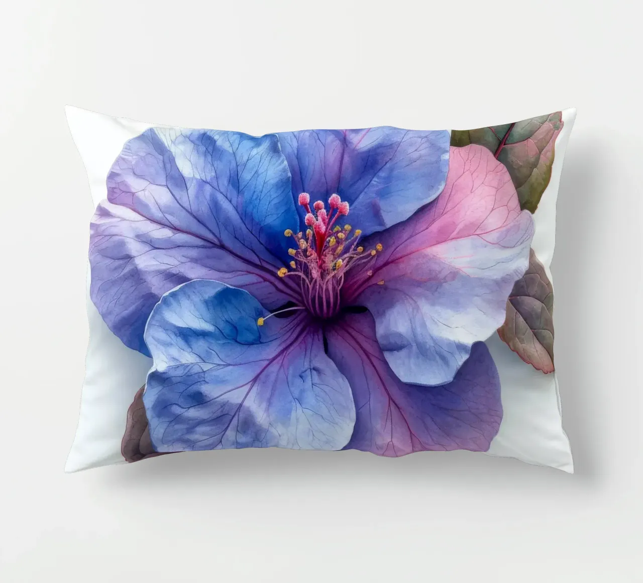 Fiore di Browallia 2 cuscino da Bold Blooms