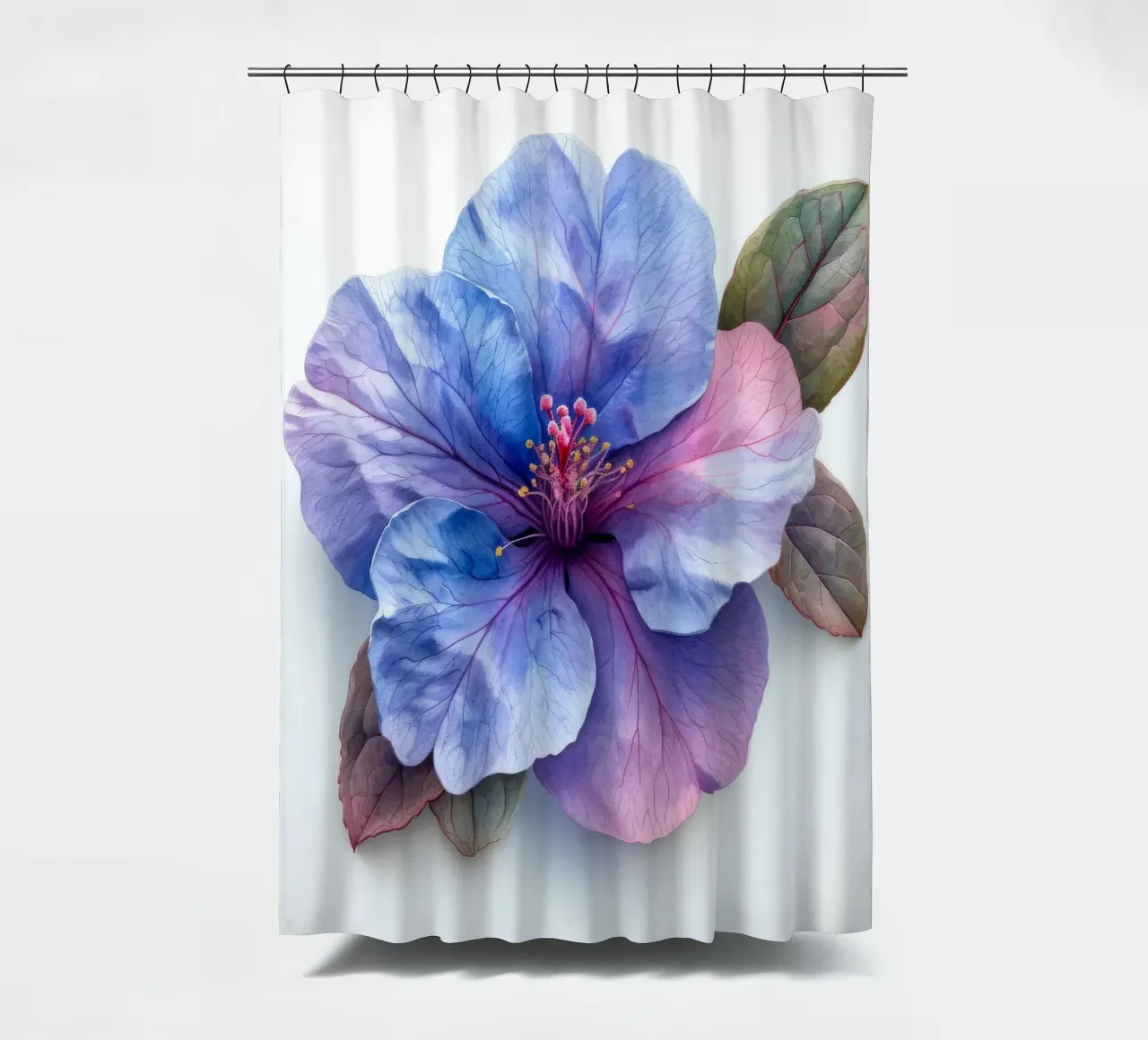 Fiore di Browallia 2 tenda da doccia da Bold Blooms